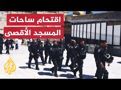 إطلاق قنابل الغاز واقتحامات لقوات الاحتلال في المصلى القبلي