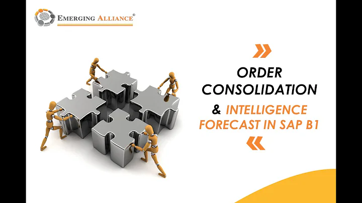 ORDER CONSOLIDATION & INTELLIGENCE FORECAST IN SAP B1