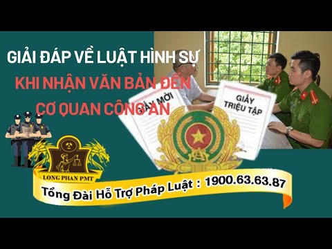 Video THẮC MẮC VỀ VĂN BẢN YÊU CẦU ĐẾN CƠ QUAN CÔNG AN - GIẢI... - youtube