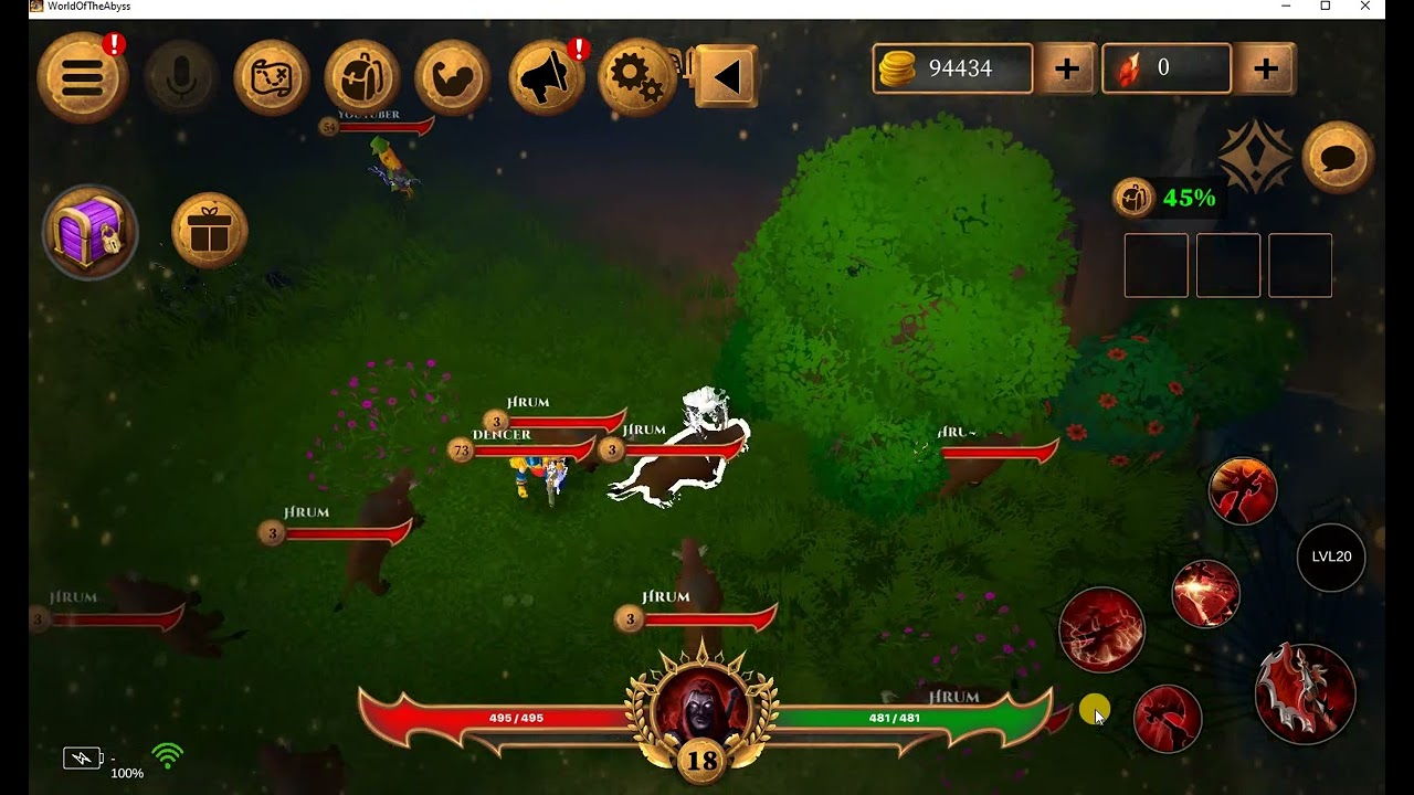 Игра World of the Abyss бесплатная амуниция.