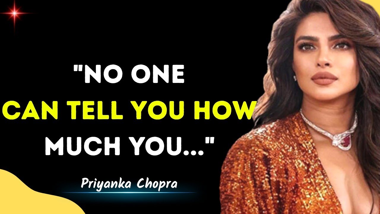 Inspirational Quotes Priyanka Chopra Jossan Quotes YouTube