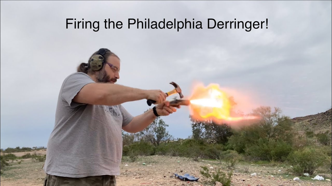 Philadelphia Derringer 9–Firing the Pistol (with a twist,)