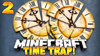 Minecraft - "THE FIGHT" TIME TRAP SURVIVAL! #2/2 w/Preston, Vikkstar & Woofless
