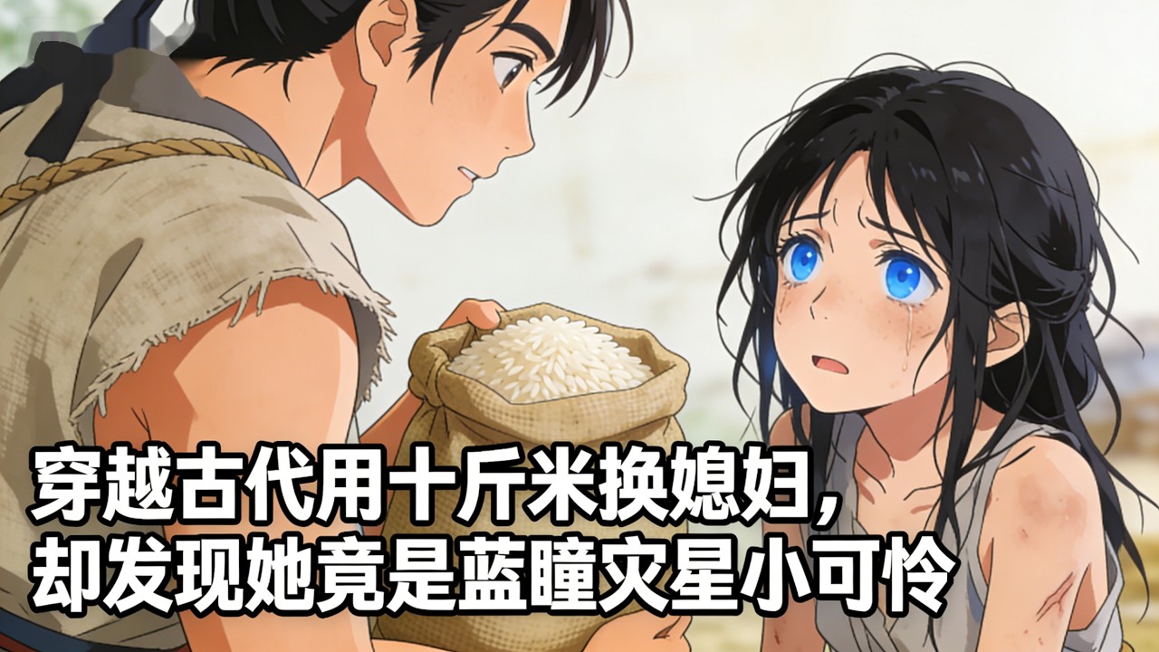 穿越古代用十斤米换媳妇，却发现她竟是蓝瞳灾星小可怜。本想退货却心软，谁知捡到个宝。#種田 #種田文 #種田小說 #年代小說 #動漫 #漫畫 #小說推薦