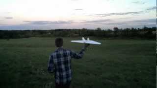 Scratch-built R/C Delta Wing - Maiden Flight