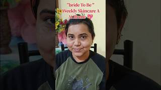 bride to be skincare at home #shortsvideo #ytshorts #skincare #bridetobe #diy #facemask