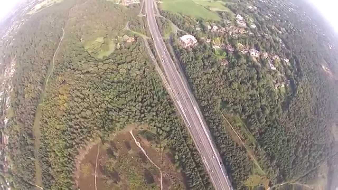 Drone above Esher Common
