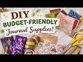 DIY Budget-Friendly Journal &amp; Scrapbooking Supplies 🌿 | DIY | Budget friendly |