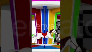 Cartoon carousel #very short video #stock video #🎠🎠🎠🎠