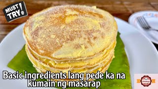 Basic Ingredients Lang May Masarap Na Meryenda Ka Napinoy Hotcakefilipino Pancakefilipino Hotcake