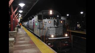 NJ Transit Aqua Train on the Raritan Valley Line - Fall 2025