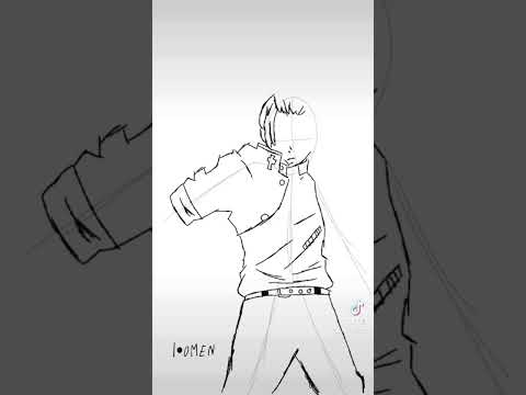 Coolest character in fire force #art #godzill #drawing #arthurboyle #
