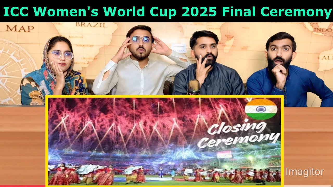 Reaction On ​ICC Women's World Cup 2025 Final Closing Ceremony | Drones, Lasers & Electrifying Music