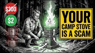 The $2 Rocket Stove That Beats Your $300 Camp Fire (Fire Physics Explained)