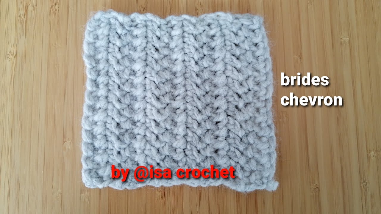 point au crochet pour gilet