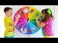 슈퍼히어로 매직 휠 룰렛!Kids Playing Magic Wheel