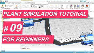 Tecnomatix Plant Simulation Tutorial 9 - How to animate parts in 3D