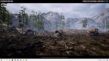 HQ Landscape Creation in Unreal Engine 4 - Highland Nature Set Speed Level