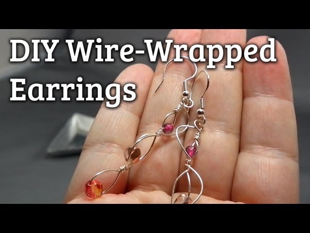 Hemp Cord Wrapped Dangle Earrings