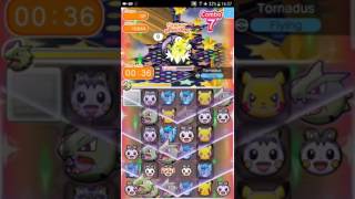 Pokemon Shuffle Mobile Tornadus Therian Forme Itemless ポケとる スマホ版 トルネロス れいじゅうフォルム ノーアイテム Youtube