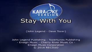 John Legend - Stay With You (Karaoke ) Resimi