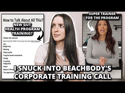 I SNUCK INTO BEACHBODY'S CORPORATE TRAINING CALL ABOUT THEIR NEW GUT HEALTH PROGRAM #ANTIMLM