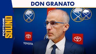 "We Had Some Good Chances" | Buffalo Sabres Coach Don Granato After Loss To Red Wings