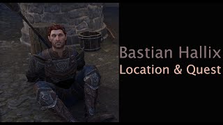 The Elder Scrolls Online Blackwood - Companion Bastian Hallix (Location & Quest)