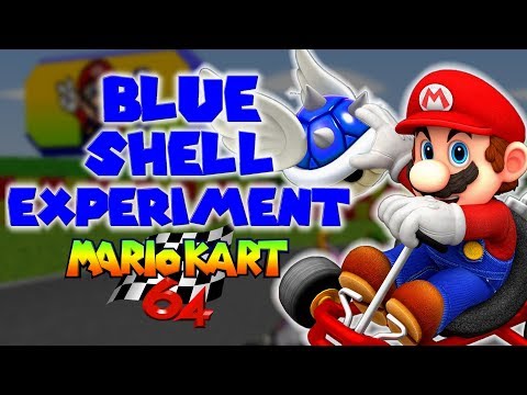 The Blue Shell EXPERIMENT - Mario Kart 64 - The Blue Shell EXPERIMENT - Mario Kart 64