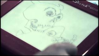 Time-Lapse Etch-A-Sketch Midnight Archive Style