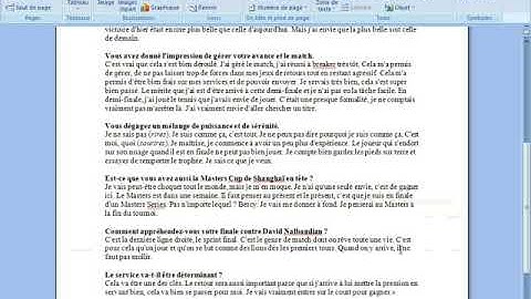 Insérer plusieurs fichiers de texte dans un document Word