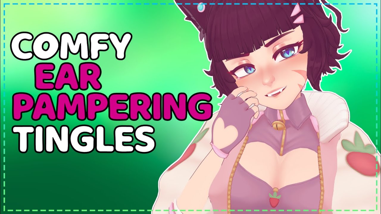 ASMR 🐾 Catgirl Brushes & Blows Your Ears For Brain Melting Tingles 💤