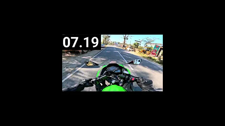 Kawasaki Ninja 300 (2013) / 0-100km/h test #kawasakininja300 #motovlog
