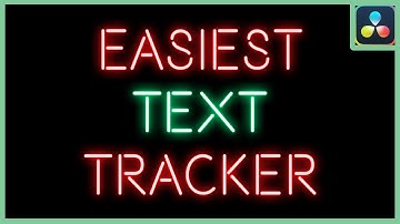 Easiest Way To Track Your Text | DaVinci Resolve 18 |