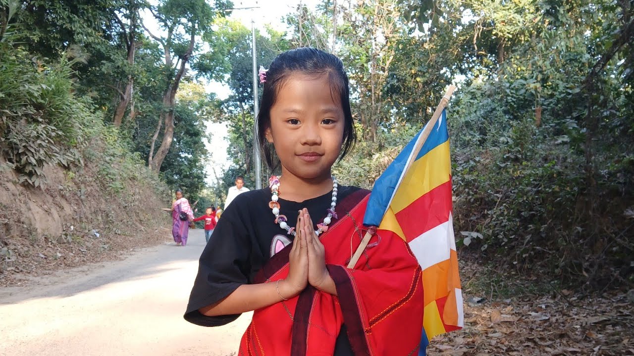 ২০০ শতাধিক ভিক্ষুসংঘ শান্তি ধর্ম যাত্রা রাংগামাটি টু খাগড়াছড়ি 