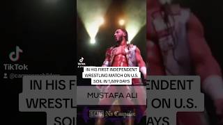 Former WWE Superstar Mustafa Ali&#39;s GCW Debut Entrance (Carmen Michael commentary)