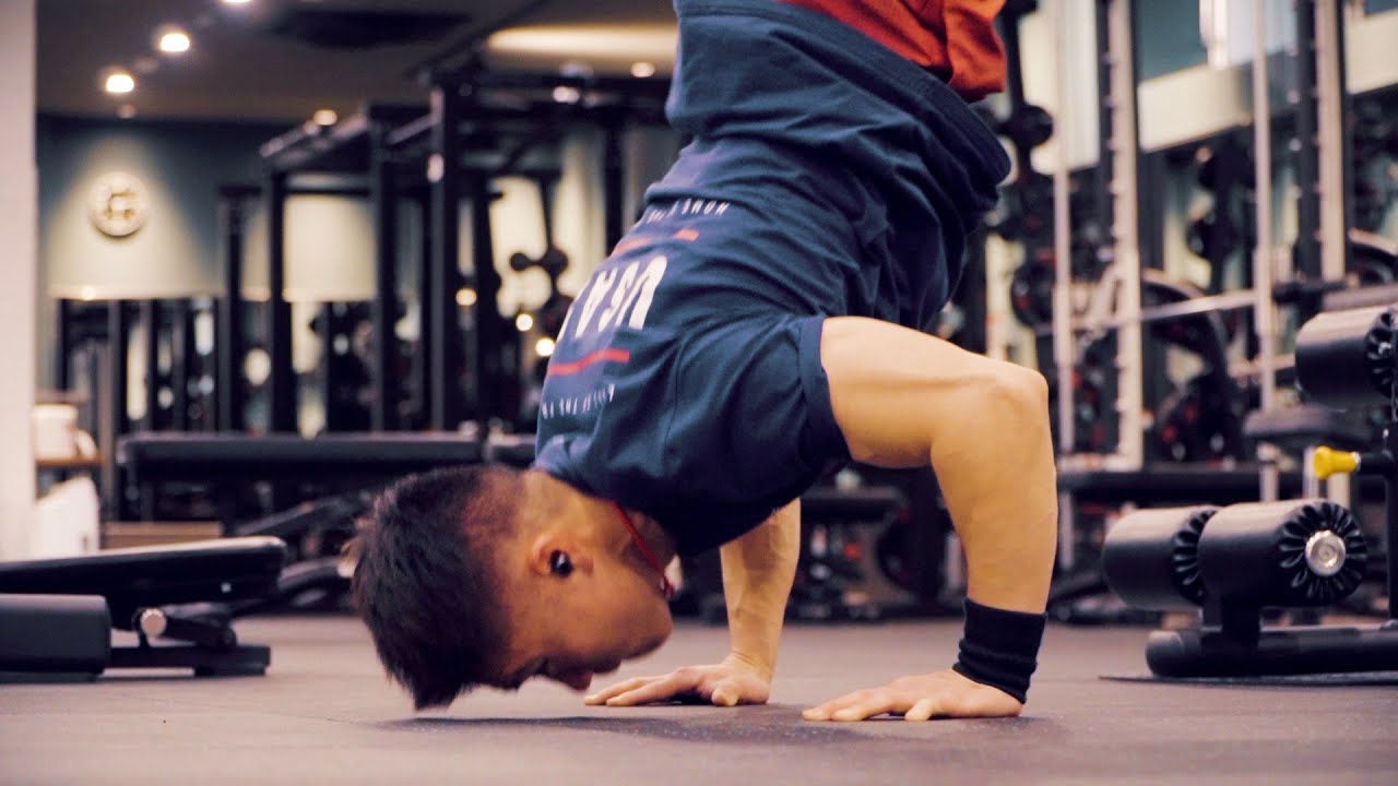 my workout in gym.
