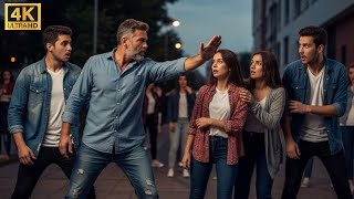 "Single Dad Saw Young Men Harassing a Woman — Seconds Later, the Street Went Silent...