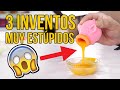 ¡ESTE INVENTO ESTÚPIDO VOMITA! 3 Inventos LOCOS de huevos