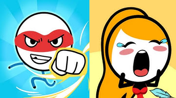 New Update Gameplay Attack  Draw Line 🆚 Save Her  Walkthrough android iOS