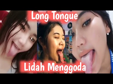 Cewek Lidah Panjang Bikin ngilu (Long Tongue)