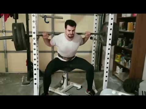 High Box Squats 620 Lbs And 500 X10 Youtube