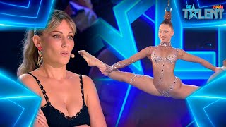 Esta ACRÓBATA BIELORRUSA sorprende con su FLEXIBILIDAD | Audiciones 2 | Got Talent España 7 (2021)