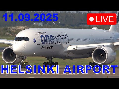 🔴 LIVE Helsinki Airport Plane Spotting (EFHK/HEL)