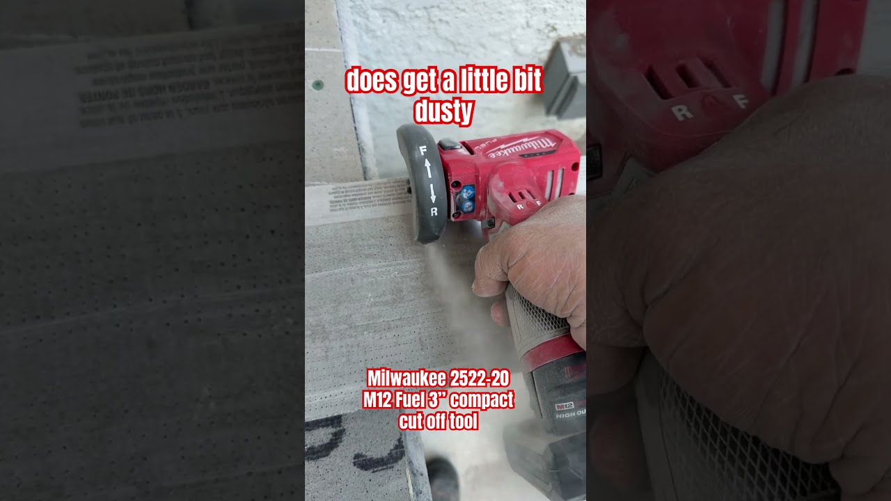  MilwaukeeTool M12 Fuel 3 Compact Cut Off Tool For Cement Board Don T Forget To Clean The Tools