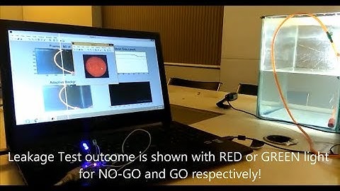 IoT enabled Leakage Testing with Bubble detection methodology