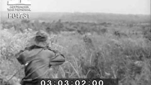 Footage of artillery for FACE film DPR/TV/1358