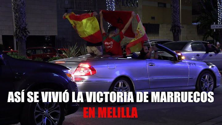 Así se vivió la victoria de Marruecos frente a España en MelillaI MARCA