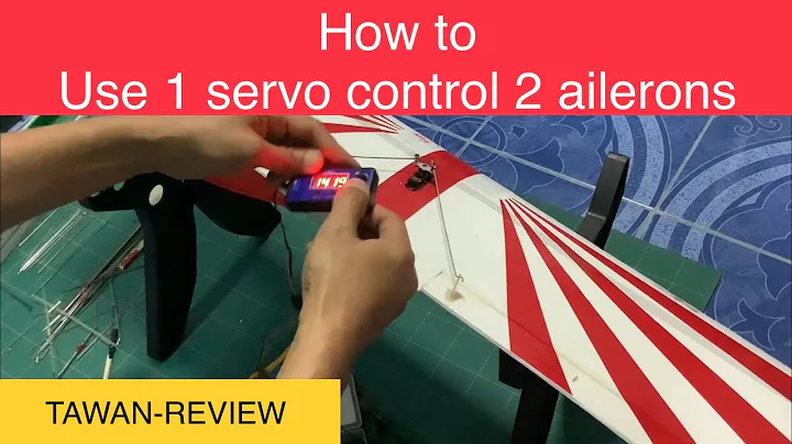 How to use 1 servo control 2 ailerons