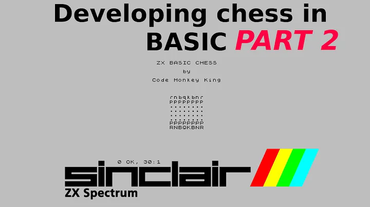 Learn to Generate Moves in Chess using BASIC for ZX Spectrum